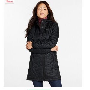 L.L. Bean Women's Black Primaloft Coat